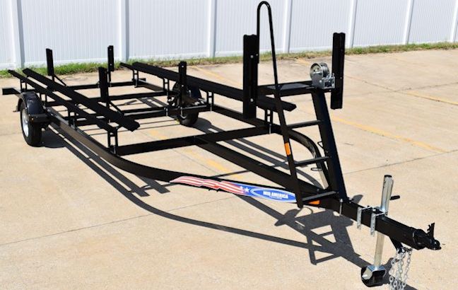 Single Axle Pontoon Trailer